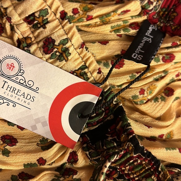 NWT. S/M. Pallozo Pants by Sacred Threads BL/RD 1. 0268 - Picture 4 of 5